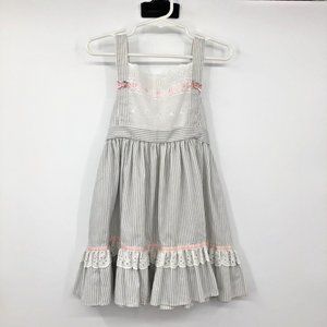 Vintage Bryan Sun Dress Little Girls 4 Used Striped